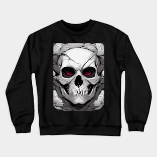 Skulls Unveiled: Dark and Intriguing Creations for the Alternative Soul Crewneck Sweatshirt